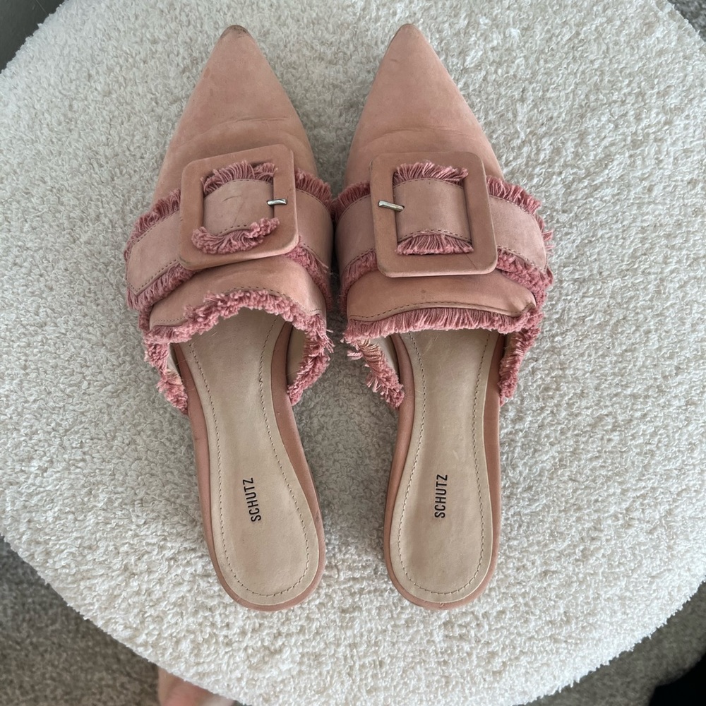 Schutz Pink Slides